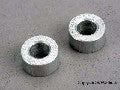 Spacers, aluminum, 5x9x4mm (2)