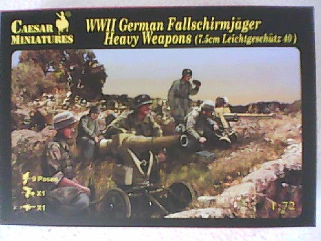WWII GERMAN FALLSCHIRMJAGER HEAVY WEAPONS 1/72