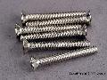Screws, 3x24mm countersunk machine (6)