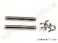 Suspension pins, 26mm (kingpins) (2) w/ E-clips (4)