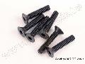 Screws, 3x15mm countersunk machine (6) (hex drive)