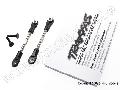 Turnbuckles, camber link, 47mm (67mm center to center) (front) (