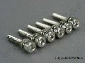 Screws, 3x15mm cap-head machine (hex drive) (with split and flat
