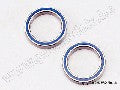 Ball bearings, blue rubber sealed (20x27x4mm) (2)