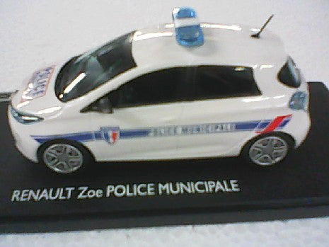 RENAULT ZOE POLICE MUNICIPALE 1/43