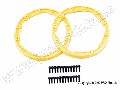 Sidewall protector, beadlock style (yellow) (2)/ 2.5x8mm CS (24)