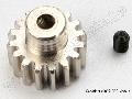 Gear, 16-T pinion (32-p) (mach. steel)/ set screw