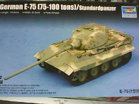 GERMAN E-75 STANDARDPANZER 1/72