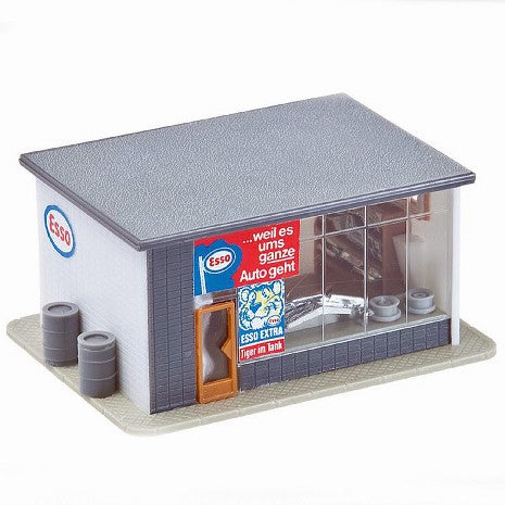 Station Service HO FALLER 296 - Bâtiment Décor Trains Miniatures