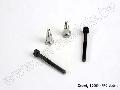 Shoulder screws, steering bellcranks (3x30mm hex cap) (2)/ dragl