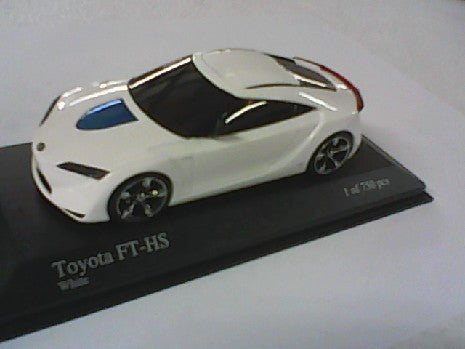 TOYOTA FT-HS 2008 BLANC 1/43