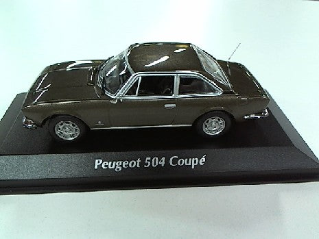 PEUGEOT 504 COUPE BRUN 1/43