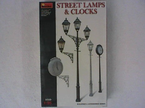STREET LAMPS AND CLOCKS 1/35