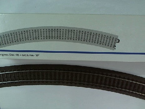 VOIE C COURBE 30 R5 643MM