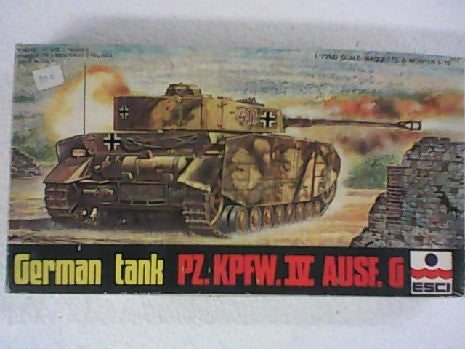 GERMAN TANK PZ.KPFW.IV AUSF.G 1/72