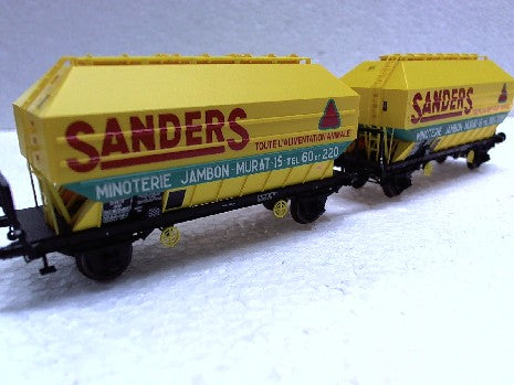 SET DE 2 WAGONS CEREALIERS SANDERS HO