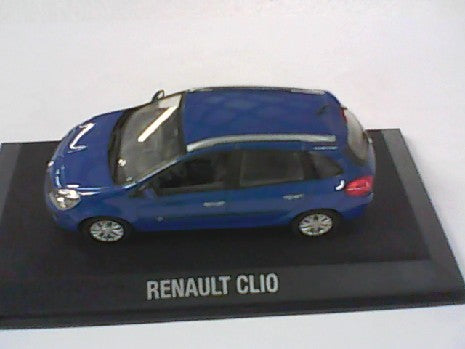 Miniature Renault Clio 3 Estate Bleu 1/43 - Norev
