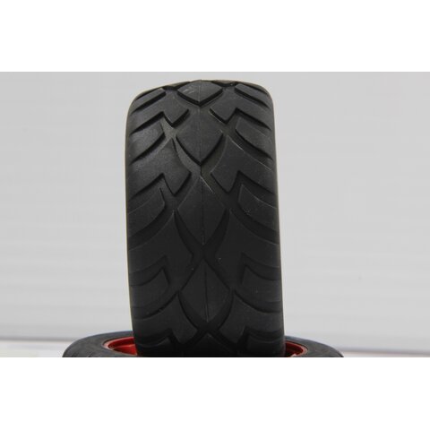 Roues+enjoliveurs Splinter rouge