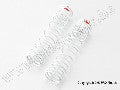 Springs, rear (white) (progressive rate) (2) (fits Slash aluminu