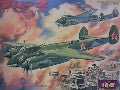 Maquette du Bombardier Moyen Soviétique TU-2S 1944 - ICM 1/72