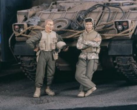 TANKISTES US EN IRAQ X2 1/35