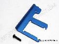 Chassis brace, Revo (3mm 6061-T6 aluminum) (blue-anodized)/ 4x16