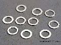 Washers, 5x8 flat metal (10)
