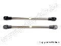 Turnbuckles, 106mm (front tie rods) (2) (includes installed rod
