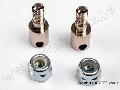 Rod guides (2)/ 3mm nylon locknuts (2)