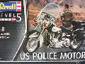 US POLICE MOTORBIKE 1/8