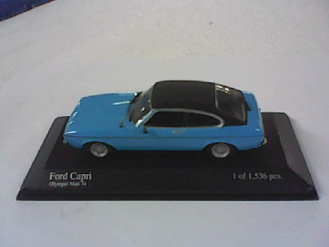 FORD CAPRI II 1974 BLEU 1/43