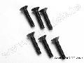 Screws, 4x18mm countersunk machine (hex drive) (6)