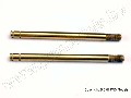 Shock shafts, hardened steel, titanium nitride coated (long) (2)