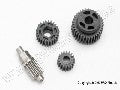 Gear set, transmission (includes 18T, 25T input gears, 13T idler
