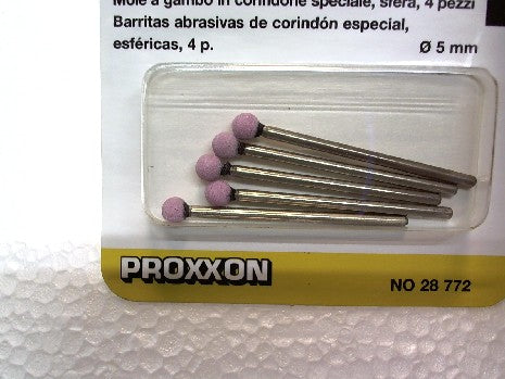 MEULES EN CORINDON Ï 5,0 MM AXE 2,35 PAR 5 PI╚CES