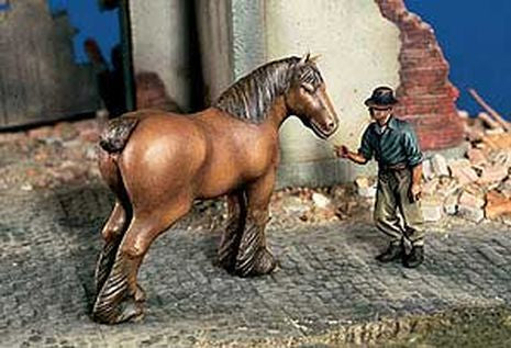 FERMIER AVEC CHEVAL 1/35