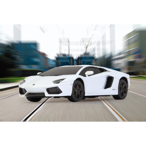 Lamborghini Aventador 1:24 blanc 40MHZ