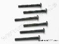 Screws, 3x25mm button-head machine (hex drive) (6)