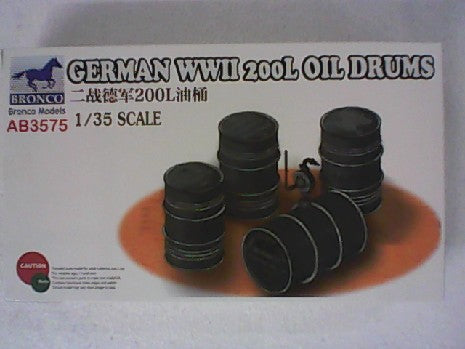 GERMAN WWII 200L OIL DRUMS 1/35