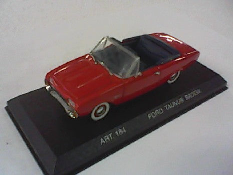 TAUNUS 17M CAB.ROUGE 1960 1/43