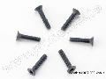 Screws, 2.5x12mm countersunk machine (hex drive) (6)