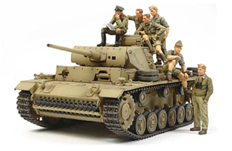 PANZER KAMPFWAGEN III AUSF. L + ROMMEL ET EQUIPAGE 1/35