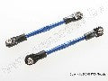 Turnbuckles, aluminum (blue-anodized), toe links, 59mm (2) (asse
