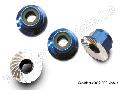 Nuts, 4mm nylon locking (10)
