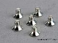 Screws, 4x6mm countersunk machine (6)