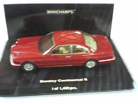 BENTLEY CONTINENTAL R 1996 ROUGE METALLIQUE 1/43