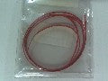 Gaine thermo. rouge 3,5mm 1m PVC