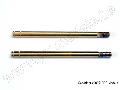 Shock shafts, steel, chrome finish (X-long) (2)