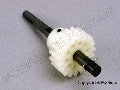 Drive gear, single-speed (19-tooth)/ slipper shaft