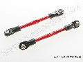 Turnbuckles, aluminum (red-anodized), toe links, 59mm (2) (assem